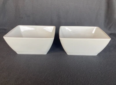 Conjunto de 2 tigelas quadradas brancas Thomas by Rosenthal Loft - Imagem 1 de 4