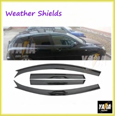 Weather shields Weathershields Window visors Suitable for Mazda3 hatchback 04-09 - Image 1 of 4