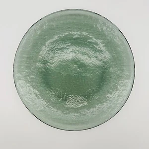 "Plato de cena de vidrio reciclado Fire & Light F&L 11"" - gris crepúsculo verde" - Imagen 1 de 4
