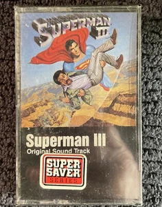 Superman III Soundtrack Cassette Tape (1983) 1980s SEALED But Hole In Side - Picture 1 of 5