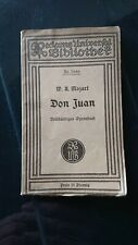 Reclam Universal Bibliothek Nr. 2646 Opernbuch 'Don Juan' Wolfgang A. Mozart