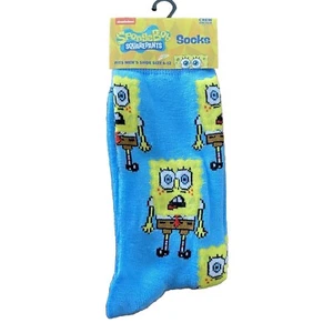 Calze stampate SPONGE BOB SQUAREPANT uomo novità regalo geek chic fitness 6-12 NUOVE - Foto 1 di 2