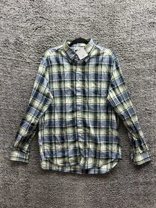 Holland & Sherry Savile Row London Spring Men's Large Bespoke Dress Shirt Plaid - Picture 1 of 11