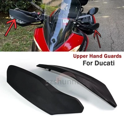 For Ducati Multistrada 950 1200 1260 V2 Windshield Protection Upper Hand Guards - Imagem 1 de 4