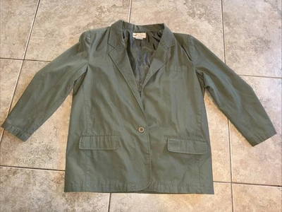 Blazer de viaje inteligente con Haband para damas grande con un botón almohadillas para los hombros manga 3/4 Foto 1 de 4