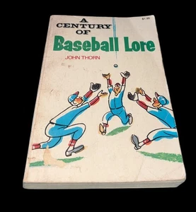 A Century of Baseball Lore, John Thorn, 1974 Paperback Illustrated Jesse Jacobs - Picture 1 of 10