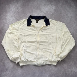 Vintage 90s Eddie Bauer Jacket Mens Large Tall Mesh Lined Windbreaker Made USA - Picture 1 of 11