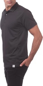 Pro Club Schwarz 4XL - Herren Performance POLO Dry Fit Sport T-Shirts Kurzarm - Bild 1 von 4