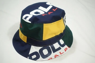 Polo Ralph Lauren Sport ведро шляпа крышка лоскутное одеяло РЕДКАЯ L/XL новый без ЯРЛЫКОВ - Изображение 1 из 4