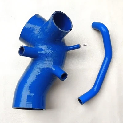 Blue For Infiniti FX35 FX45 8Cyl 4.5L VK45DE 03-08 Silicone Air Intake Hose Duct - Изображение 1 из 2