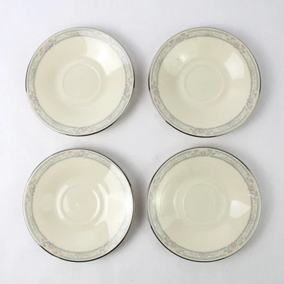 Juego de 4 Platillos Florales Lenox China Charleston Patrón 6" Diámetro Foto 1 de 4