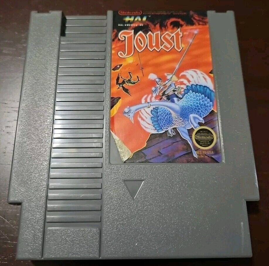Joust (Nintendo Entertainment System, 1988) NES Tested Works Well