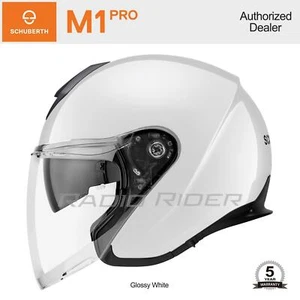 NEW Schuberth M1 PRO Motorcycle Tour Jet Helmet | Glossy White | XS | Free Ship - Picture 1 of 4