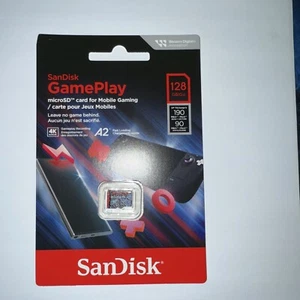 Karta microSD SanDisk 128GB GamePlay do gier mobilnych, SDSQXAA-128G-GN6XN - Zdjęcie 1 z 1