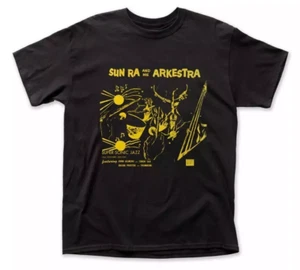Sun Ra Shirt Music Funny Birthday Black Cotton Tee Vintage Gift For Men Women... - Picture 1 of 2
