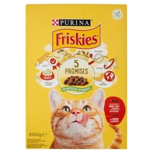6x Friskies Katze Box 400 Gramm Rind/Huhn / Gemüse
