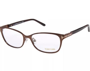 TOM FORD Bronze-Tone Rectangle Optical Frames - Picture 1 of 3