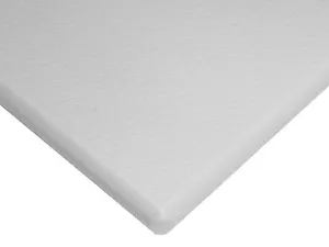 Hoja de plástico de polietileno HDPE placa marina blanca 1/4"" x 12"" x 24"" - paquete de 6 - Imagen 1 de 1