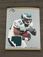 2008 Topps Rookie Progression Game Worn Jersey Gold Brian Westbrook PSR-BW /99
