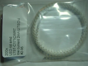 200x LED rot smd LTST-C171CWRT low current 2mA LITEON #2-95#036a - Picture 1 of 13
