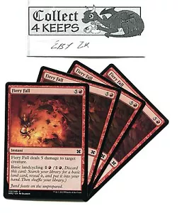 Magic MTG Modern Masters 2015: 4x Fiery Fall x4 Red Playset Unplayed - Picture 1 of 1