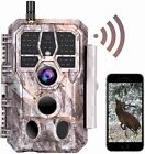 Bluetooth WiFi 32MP 1296P Game & Trail Camera No Glow Night Vision Cam Outdoor