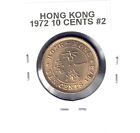 1972 Hong Kong 10 Cents. U grade from the Hi-Res scans