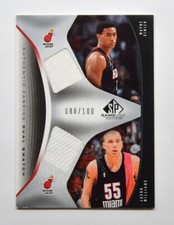 2006-07 SP Game Used Authentic Fabrics Dual Jason Williams Wayne Simien 088/100