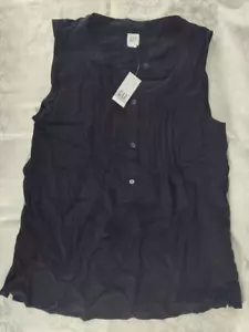 NWT Gap Women's Sleeveless Top Black Size XS - Picture 1 of 8