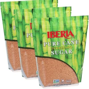 Azúcar turbinado crudo de caña pura Iberia 2 lb. (Pack de 3) - Imagen 1 de 4