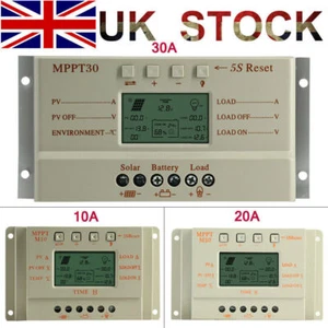 10A 20A 30A-80A MPPT Solar Charge Controller Battery Regulator 12V/24V 3 Timing - Picture 1 of 17