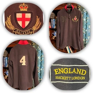 HACKETT LONG SLEEVED POLO πΉ xl (tailored fit) 22βptp πΉ NICE!! πππ - Picture 1 of 24