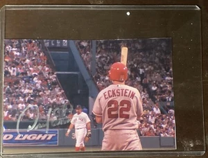David Eckstein 4 X 6 Signed Photo - Picture 1 of 1