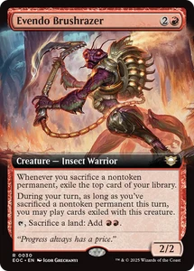 Evendo Brushrazer (REGULAR) x1 - MTG Edge of Eternities Commander EOC #30 - Picture 1 of 1