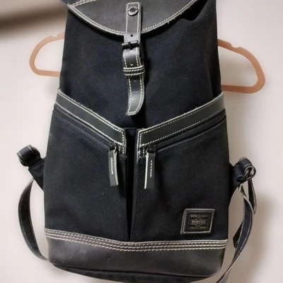 Mochila Porter Yoshida de cuero y tela blindada GAIFU Foto 1 de 4