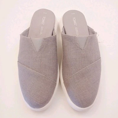 Zapatos TOMS Alpargata Mallow Mule gris llovizna para mujer talla 9,5 W  Foto 1 de 4