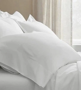 BOLL & BRANCH Signature Hemmed Pillowcase Set Pair (2 Pieces) White King NWOT - Picture 1 of 8
