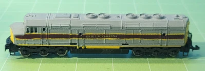 FB1: Lima N Scale Lackawanna No. 3927 Railroad Diesel Locomotive Train Engine - Image 1 of 4