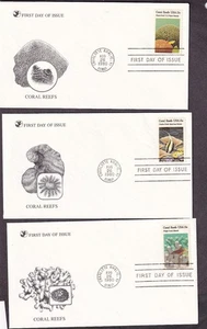 1980 Scott 1827-1830 Coral Reefs Reader's Digest cachet FDC first day covers - Picture 1 of 2