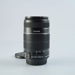 EXCELLENT Canon EF-S 55-250mm F/4-5.6 IS II Zoom Lens - Picture 1 of 24