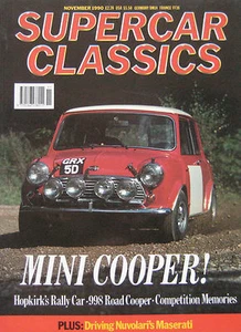 Supercar Classics 11/1990 featuring Mini, Bizzarrini, Aston Martin, Maserati - Imagen 1 de 6