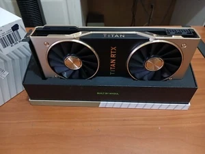 Nvidia RTX Titan RTX 24GB GDDR6 Graphics Card GPU PC Used - Bild 1 von 8