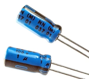 [5pcs] 1uF 100V, NEW original VISHAY BC 037 Electrolytic **AUDIO** (50V)-ref:354