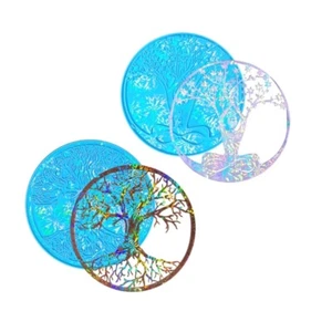 Durable Silicone Mold Life Tree Figurine Mould DIY Epoxy Resin Molds - Picture 1 of 10