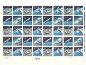 Scott #C-122/25...45 Cent...Postal Congress...Sheet of 40 - Picture 1 of 1