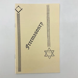 Freemasonry Judaism and Freemasonry Booklet Secret Society Occult Masonic - Imagen 1 de 16