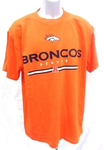 Denver Broncos Football Orange Short Sleeve T-Shirt - Picture 1 of 1