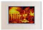 Rome 149068 The Pantheon In Moonlight A2 Picture Frame Watercolour print