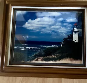 PHOTOGRAPH Dick Christie- Lighthouse Oahu Hawaii. SIGNED Limited/numbered/framed - Picture 1 of 7