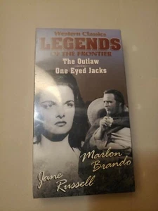 Western Classics Legends of the Frontier,The Outlaw & One eyed Jacks VHS Sealed - Picture 1 of 6